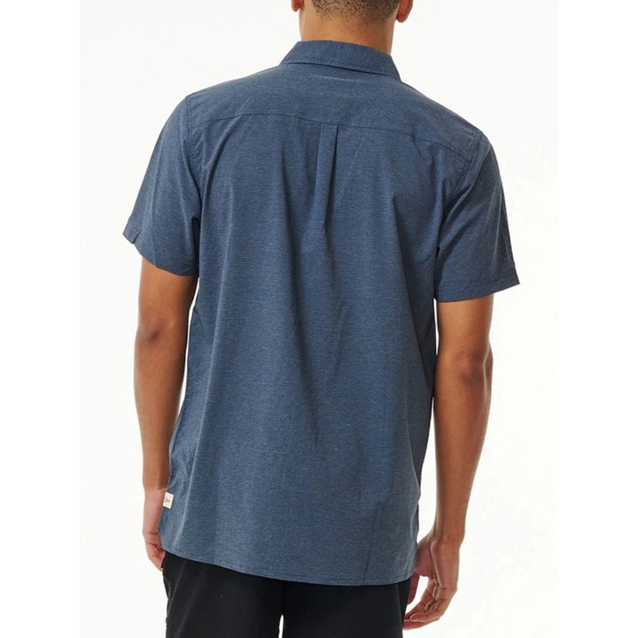 RIP CURLVAPORCOOL S/S SHIRT DARK NAVY