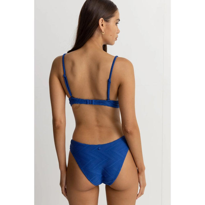 RHYTHM CASTAWAY UNDERWIRE TOP BLUE