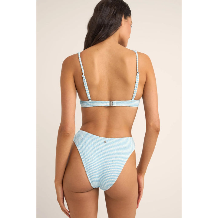 RHYTHM COVE STRIPE UNDERWIRE TOP BLUE