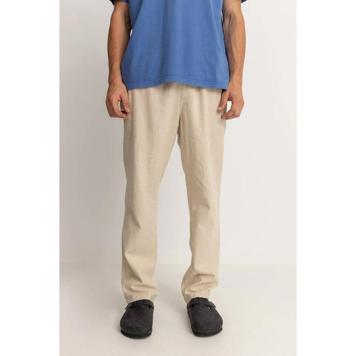 RHYTHM LINEN JAM PANT BONE