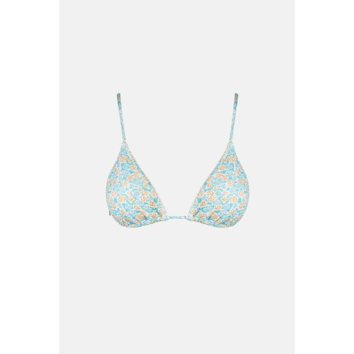 RHYTHM SUNBURST FLORAL SLIDE TRI TOP BLUE