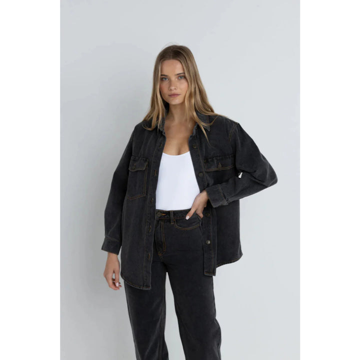 RHYTHM BEYOND RELAXED LEG JEAN GREY