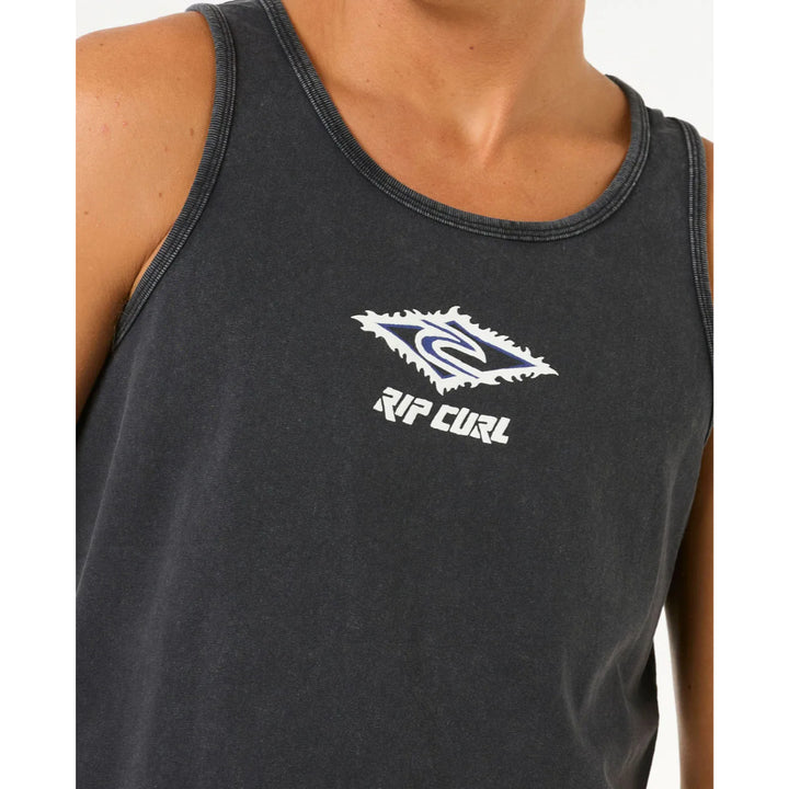 RIP CURL RAW ENERGY SLOTH TANK BLACK