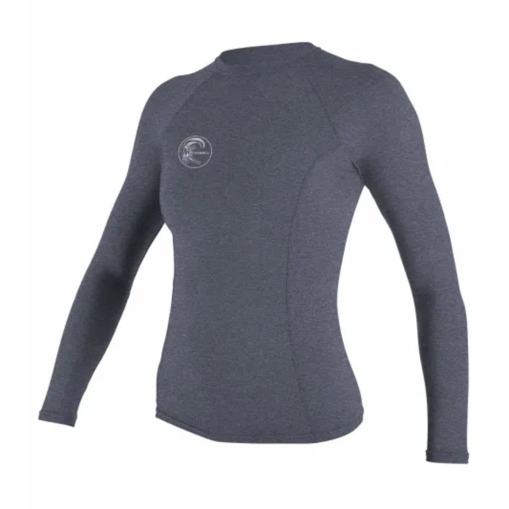 O'NEILL HYBRID L/S RASH GUARD COOL GREY