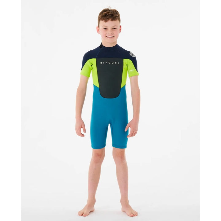 RIP CURL JUNIOR OMEGA 2MM BACK ZIP NAVY