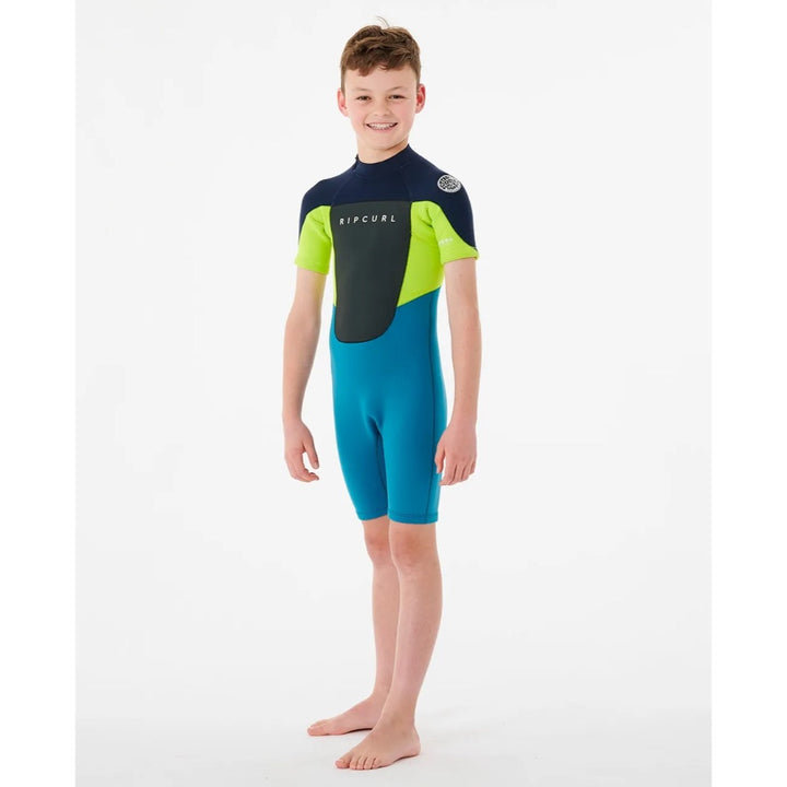 RIP CURL JUNIOR OMEGA 2MM BACK ZIP NAVY