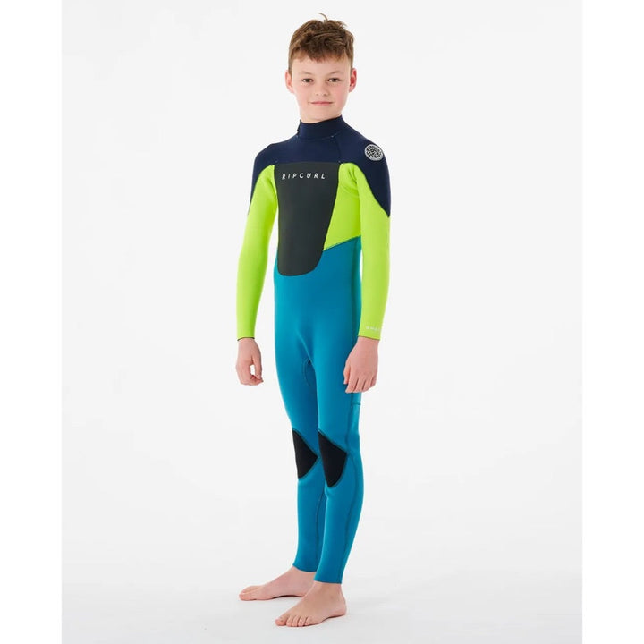 RIP CURL JUNIOR OMEGA 4/3 BACK ZIP NAVY