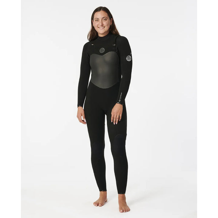RIP CURL WMS FLASHBOMB 4/3 CHEST ZIP BLACK