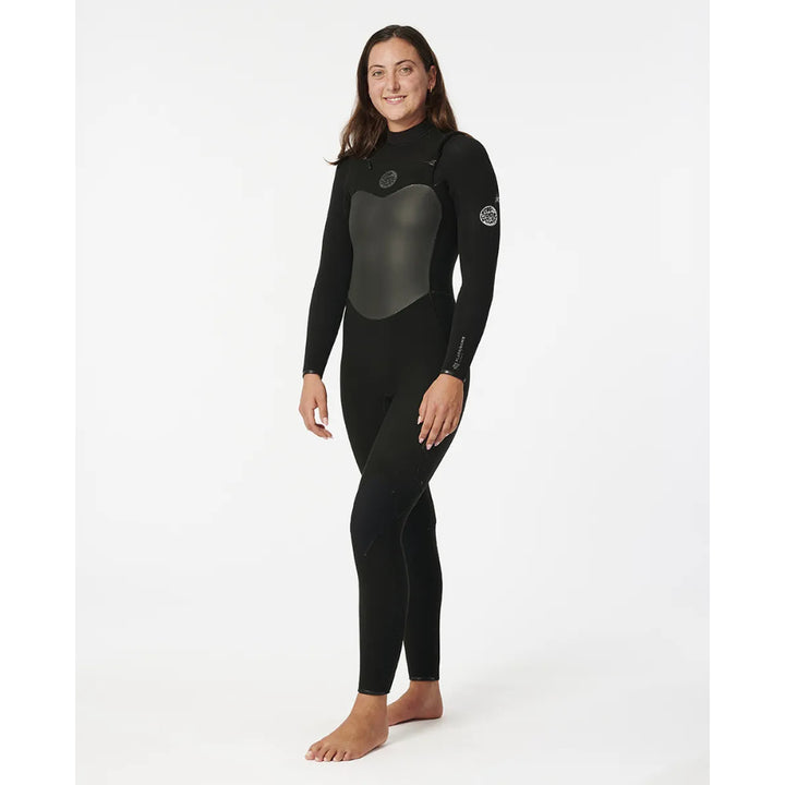 RIP CURL WMS FLASHBOMB 4/3 CHEST ZIP BLACK
