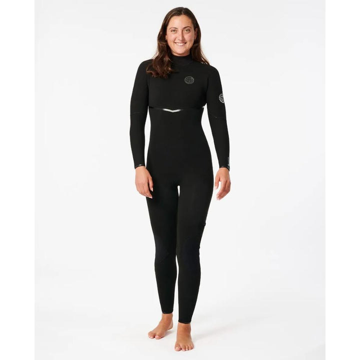 RIP CURL WMS E-BOMB 4/3 BACK ZIP BLACK