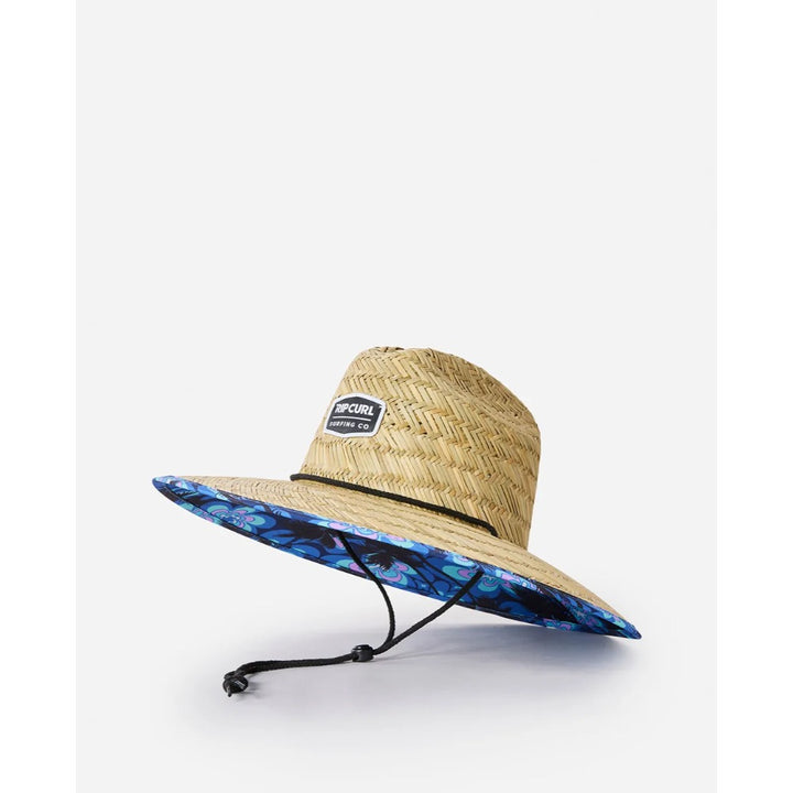 RIP CURL MIXED UP STRAW HAT BLUE YONDER