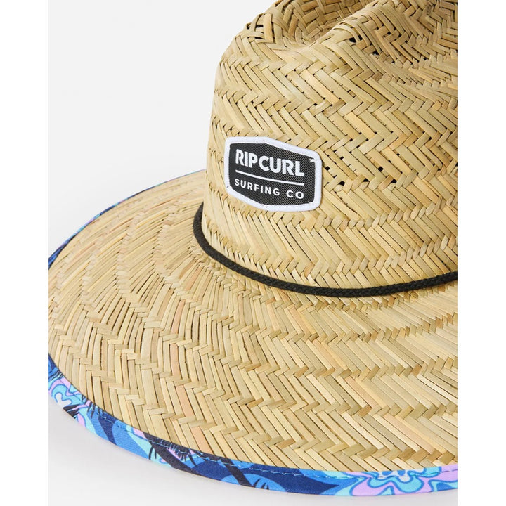 RIP CURL MIXED UP STRAW HAT BLUE YONDER
