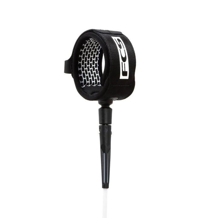 FCS ALL ROUND ESSENTIAL LEASH 9' WHITE/BLACK