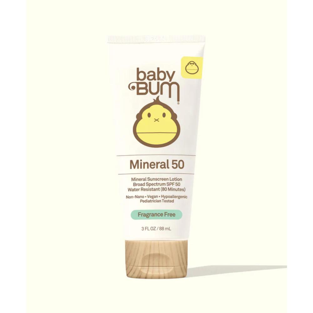 BABY BUM SPF50 MINERAL SUNSCREEN LOTION FRAGRANCE FREE