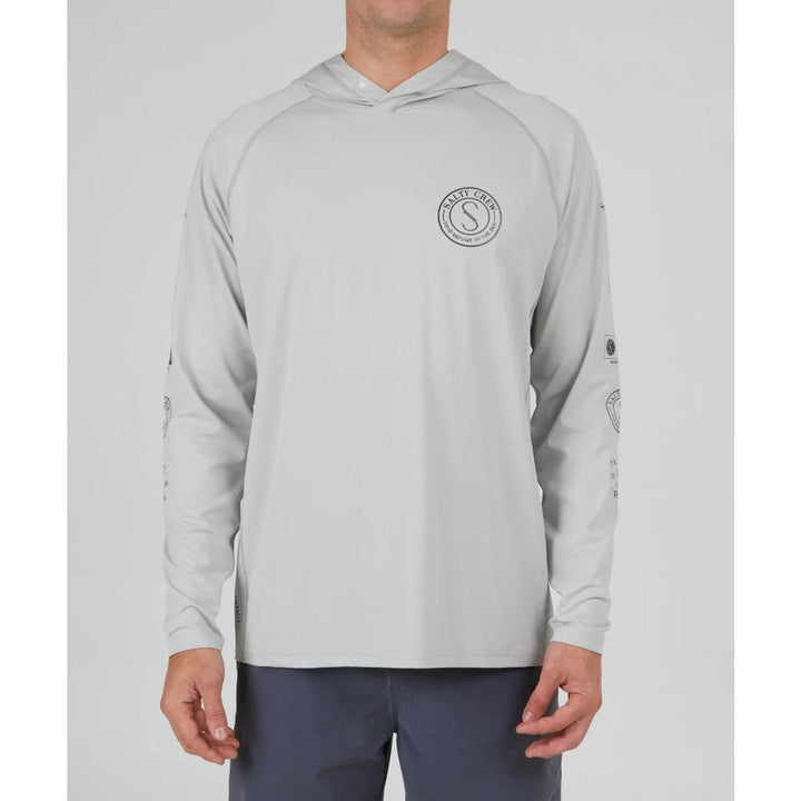 SALTY CREW PALOMAR 2 PINNACLE HOOD GREY