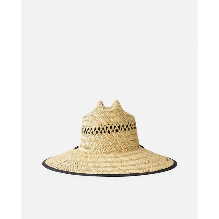 RIP CURL LOGO STRAW HAT NATURAL