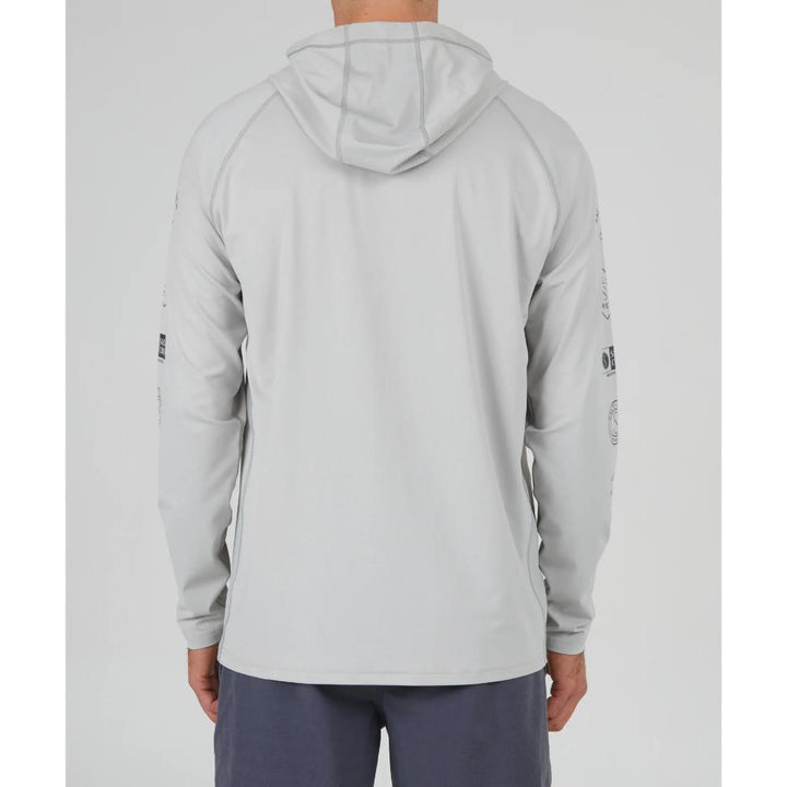 SALTY CREW PALOMAR 2 PINNACLE HOOD GREY