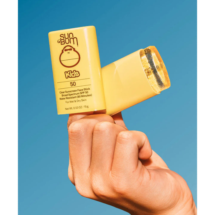 SUN BUM KIDS SPF50 CLEAR SUNSCREEN FACE STICK