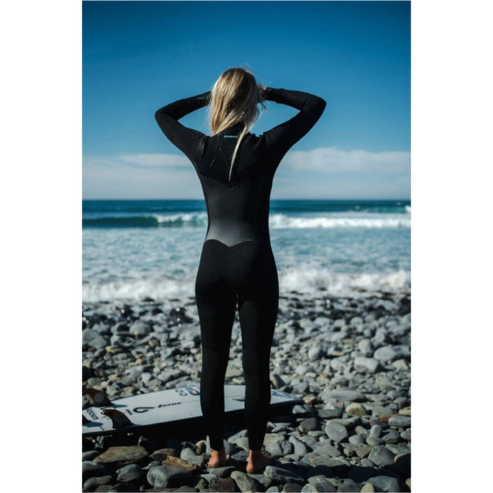 O'NEILL WMS NINJA 4/3 CHEST ZIP BLACK