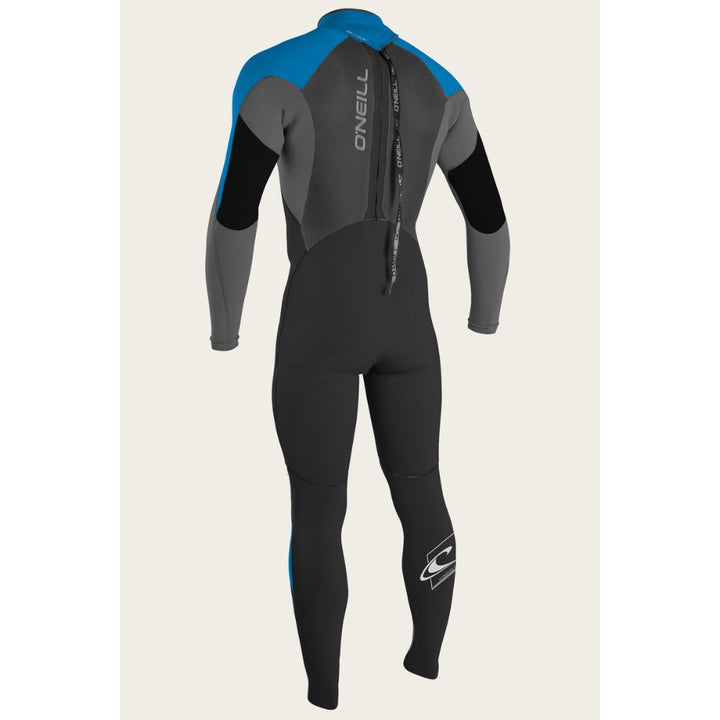 O'NEILL YOUTH EPIC 4/3 BACK ZIP BLACK/SMOKE/OCEAN