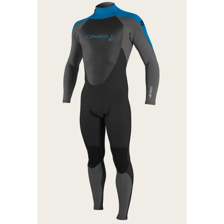 O'NEILL YOUTH EPIC 4/3 BACK ZIP BLACK/SMOKE/OCEAN