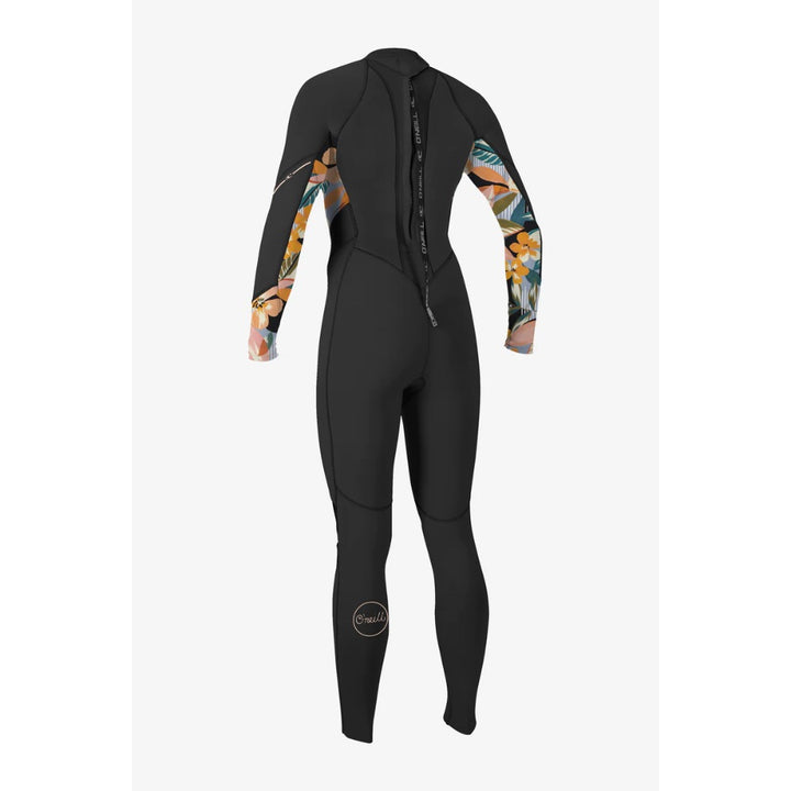 O'NEILL WMS BAHIA 3/2 BACK ZIP BLACK/DEMIFLOR