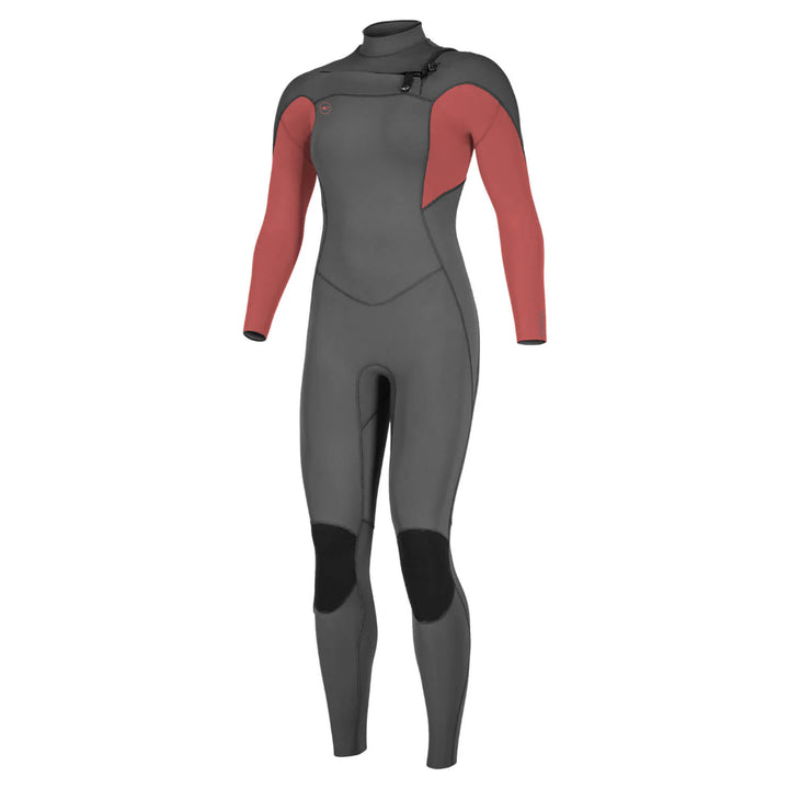 O'NEILL WMS NINJA 4/3 CHEST ZIP GRAPH/TEAROSE