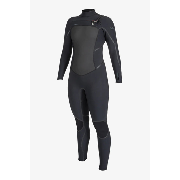 O'NEILL WMS PSYCHO TECH 4/3+ CHEST ZIP BLACK