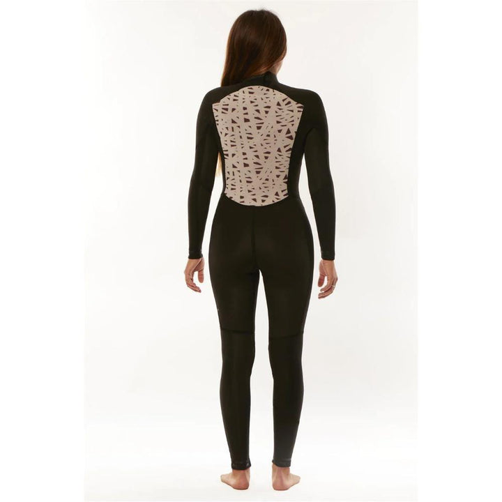 SISSTR 7 SEAS 4/3 BACK ZIP BLACK
