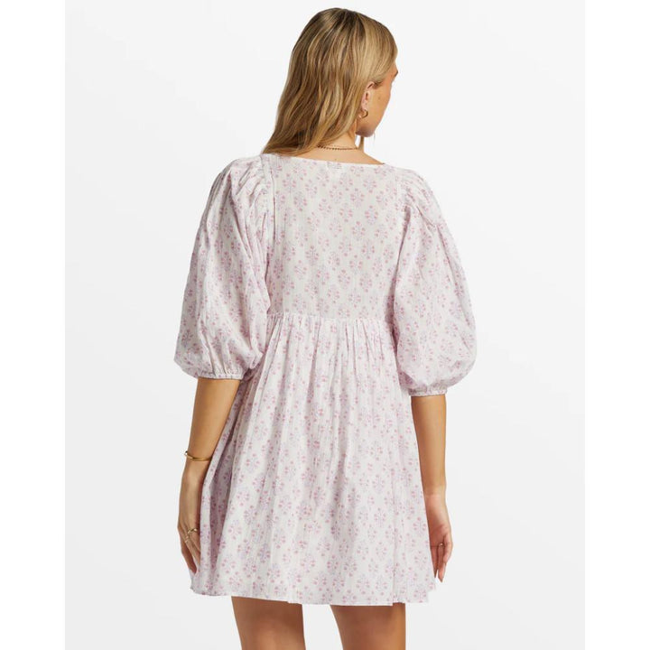 BILLABONG AMBERS BABYDOLL DRESS TULIP