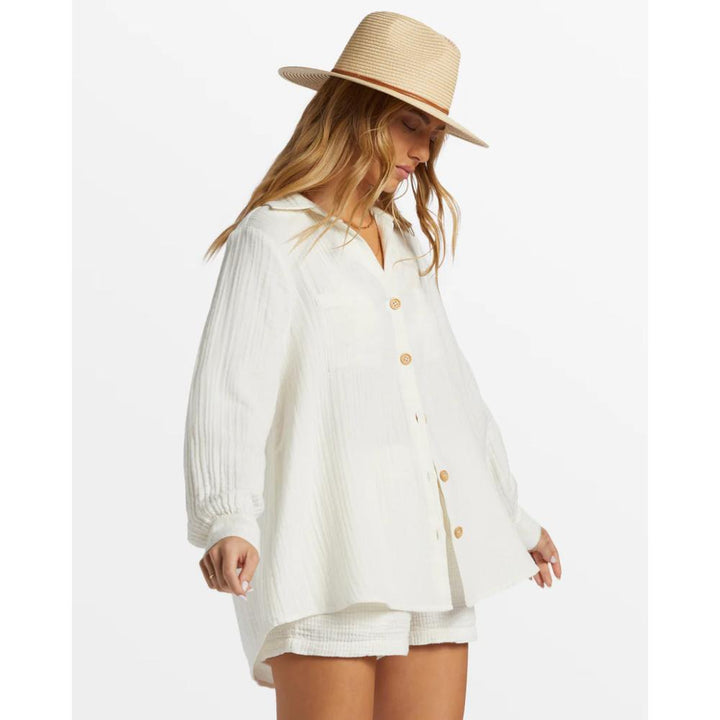 BILLABONG SWELL WOVEN SHIRT SALT CRYSTAL