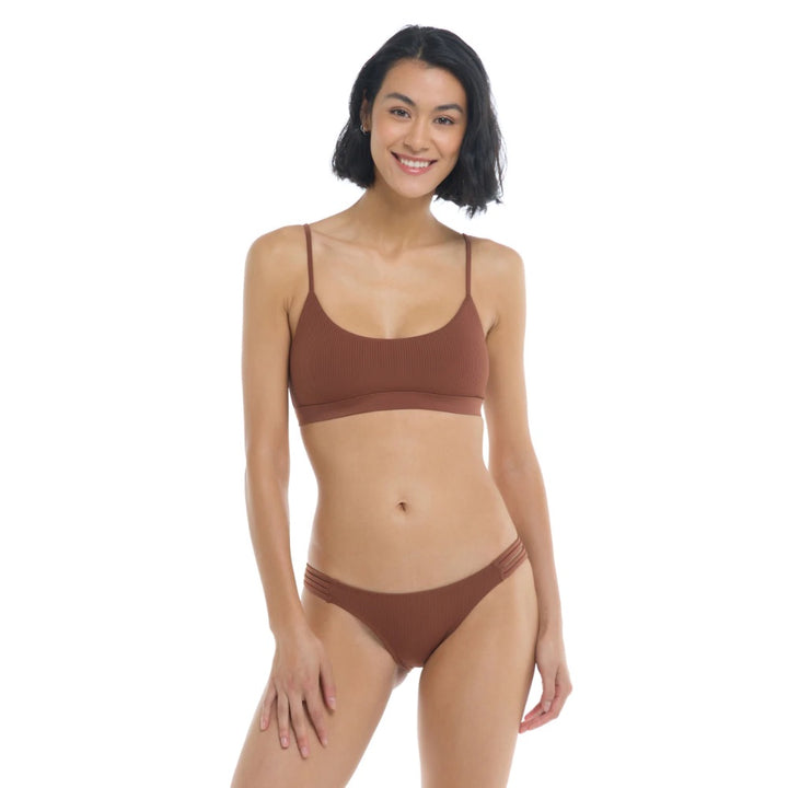 BODY GLOVE IBIZA ARO BRALETTE TOP BROWN