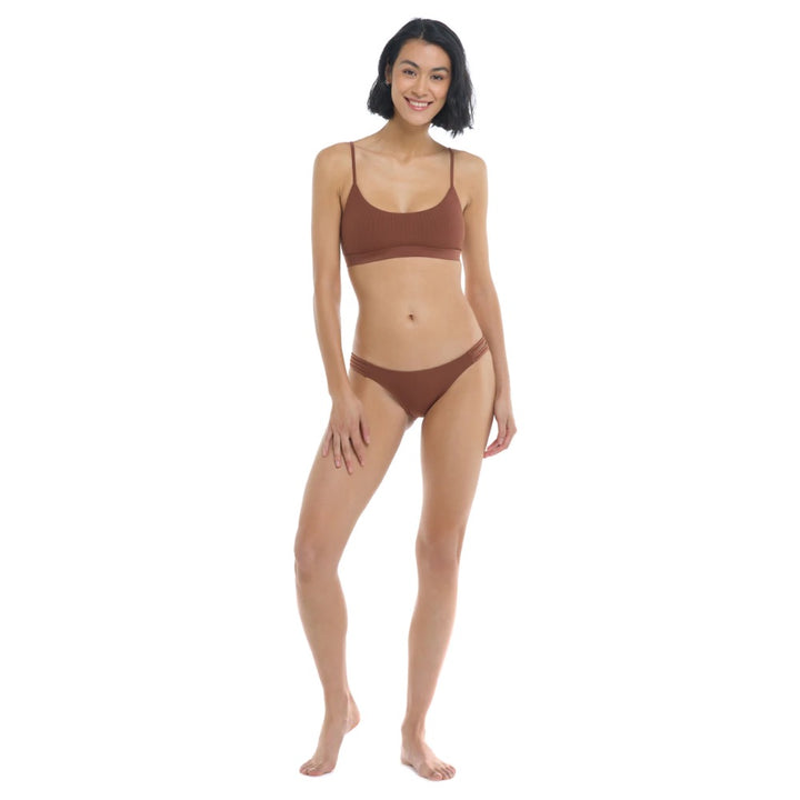 BODY GLOVE IBIZA ARO BRALETTE TOP BROWN