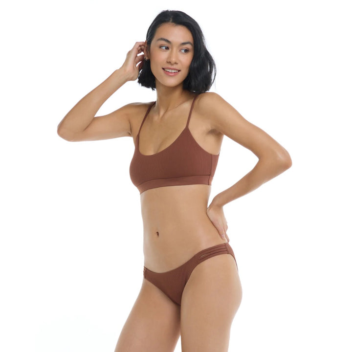 BODY GLOVE IBIZA ARO BRALETTE TOP BROWN