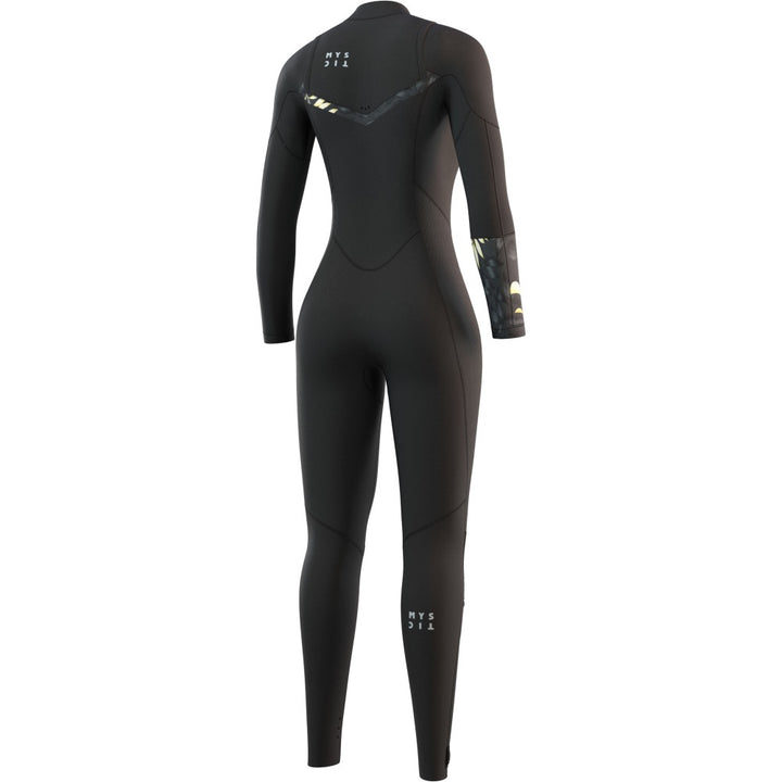 MYSTIC WMS DAZZLED 5/3 CHEST ZIP BLACK