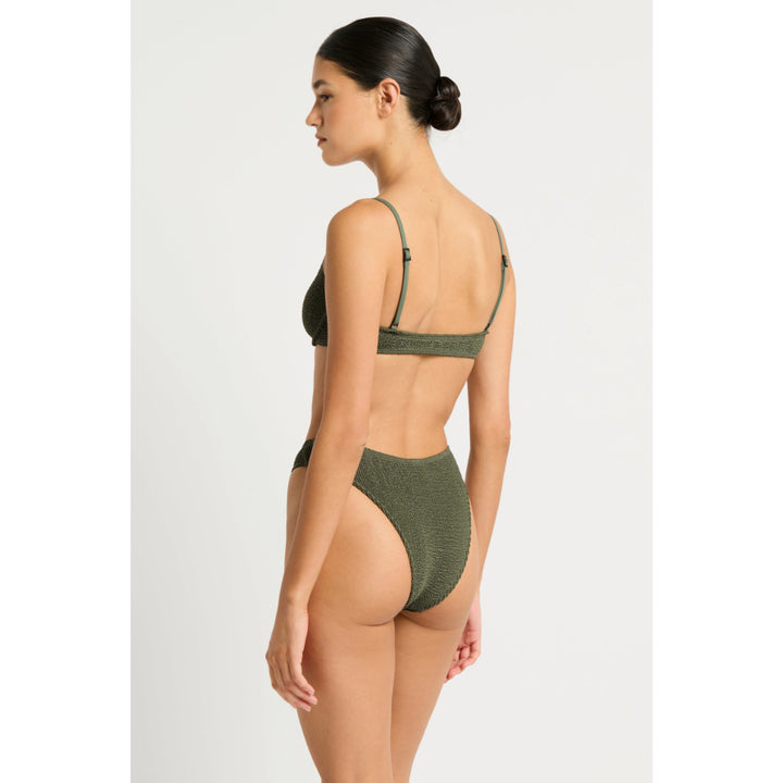 BOND-EYE GRACIE BALCONETTE TOP KHAKI ECO