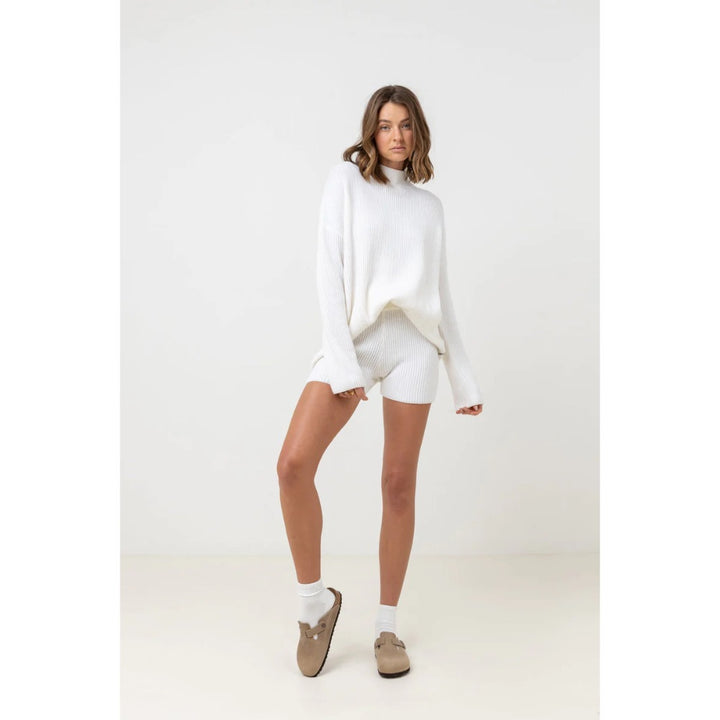 RHYTHM CLASSIC KNIT SHORT CREAM