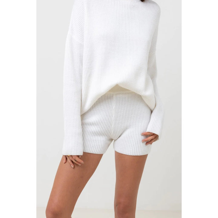 RHYTHM CLASSIC KNIT SHORT CREAM