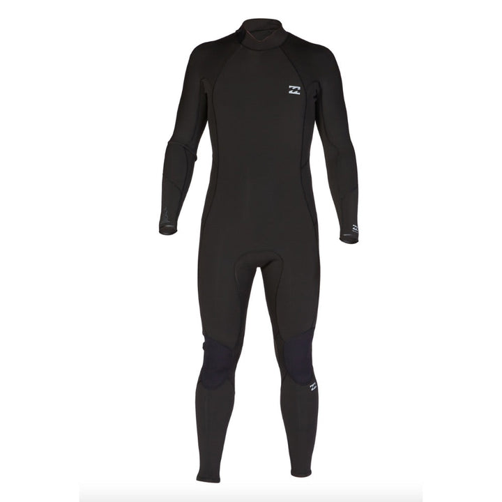 BILLABONG ABSOLUTE 4/3 BACK ZIP BLACK