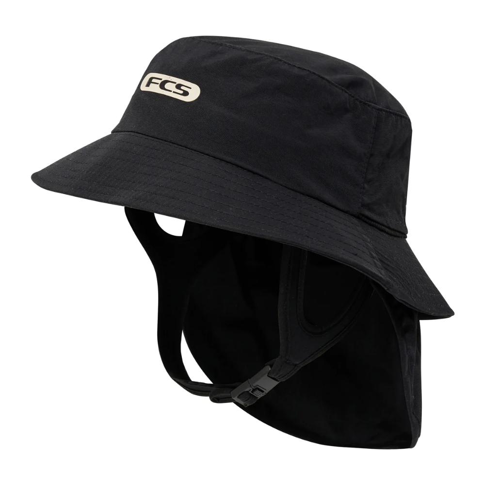 FCS ESSENTIAL SURF BUCKET HAT BLACK