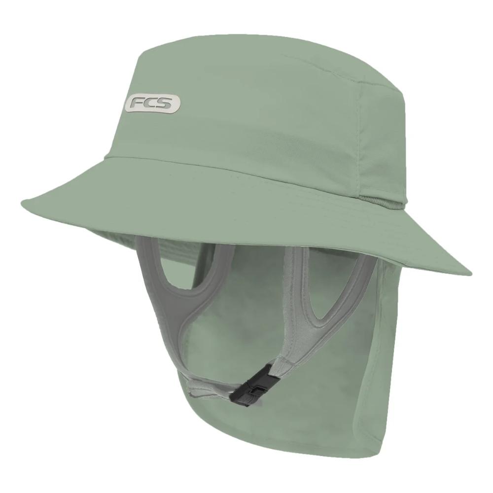 FCS ESSENTIAL SURF BUCKET HAT ICEBERG GREEN