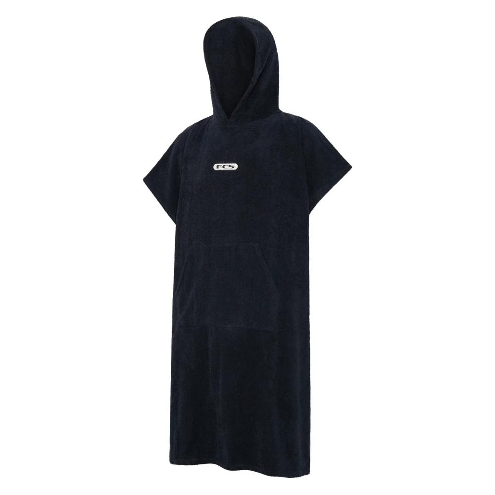 FCS JUNIOR TOWEL PONCHO BLACK