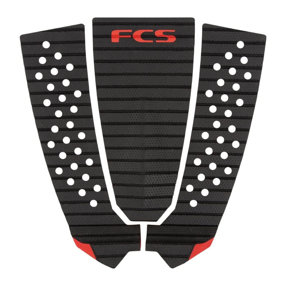 FCS FILIPE TOLEDO TREADLITE TRACTION CHARCOAL/RED