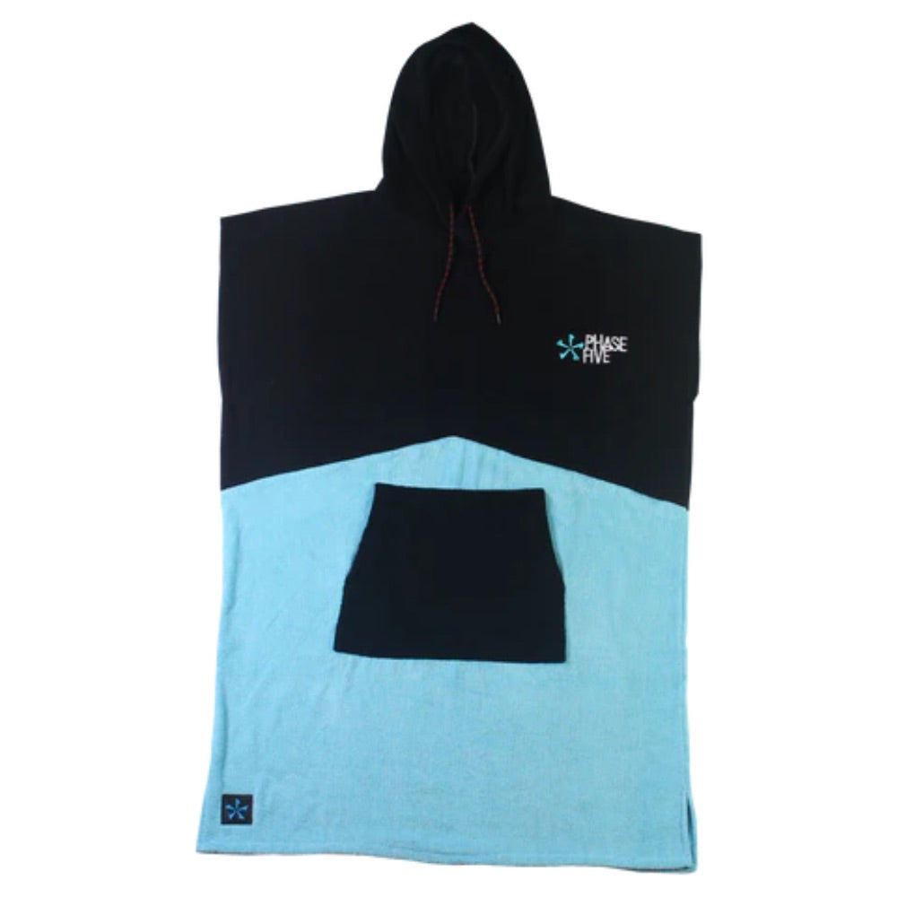 PHASE 5 HALVED HOODED TOWEL AQUA