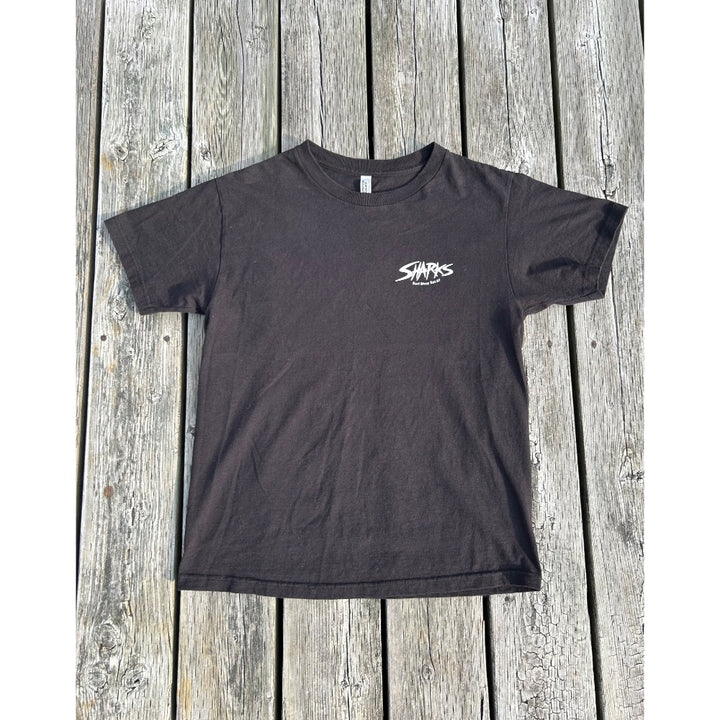 SHARKS LOGO TEE BLACK