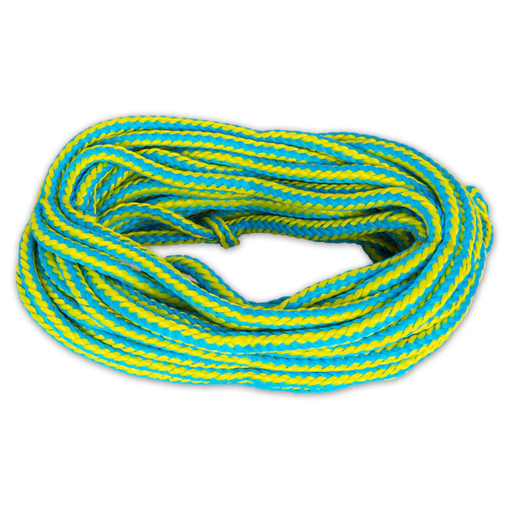 O'BRIEN 2-PERSON FLOATING TUBE ROPE YELLOW/AQUA