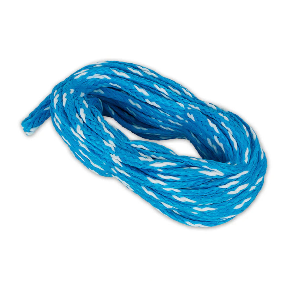 O'BRIEN 2-PERSON TUBE ROPE AQUA/WHITE