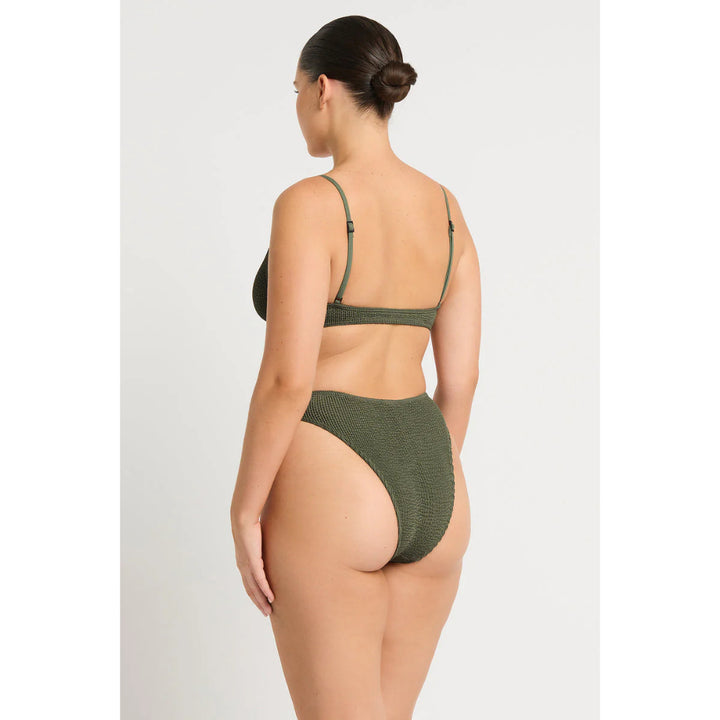 BOND-EYE GRACIE BALCONETTE TOP KHAKI ECO