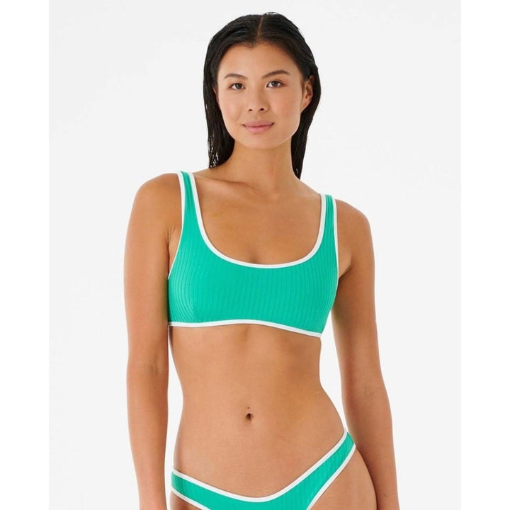 RIP CURL PREMIUM SURF B-C BRALETTE TOP GREEN