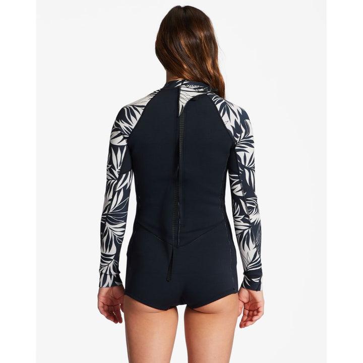 BILLABONG WMS SPRING FEVER 2MM BACK ZIP IN PARADISE